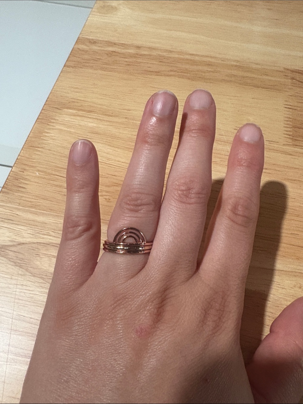 Pura Vida Size 7 Rose Gold Ring